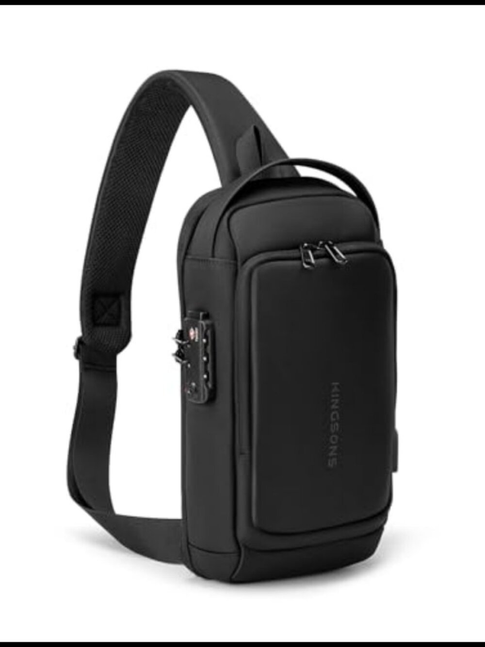 Kingsons Anti-Theft Sling Crossbody Bag Men TSA Lock Lightweight Daypack